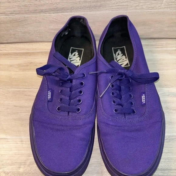 Purple Canvas Men's Shoes - Picture 3 of 9